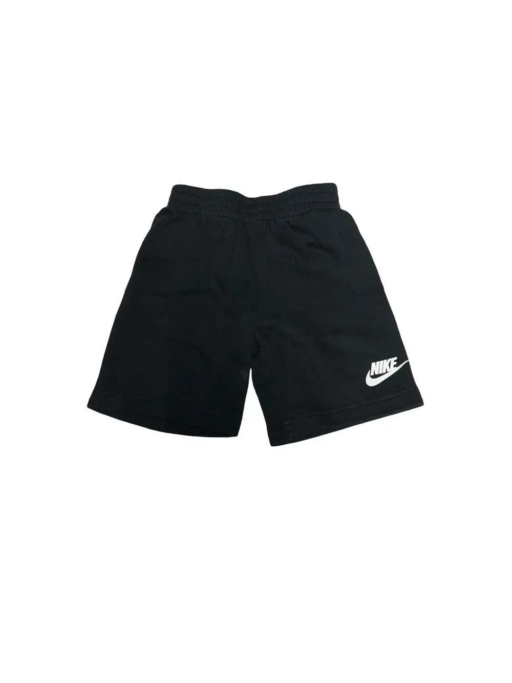 Nike Kids Black Fleece Sweat Shorts Logo Athletic Size S 4-5 Yearse